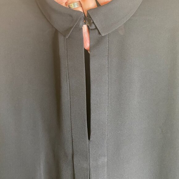 emporio armani sheer long sleeve blouse - Picture 3 of 5